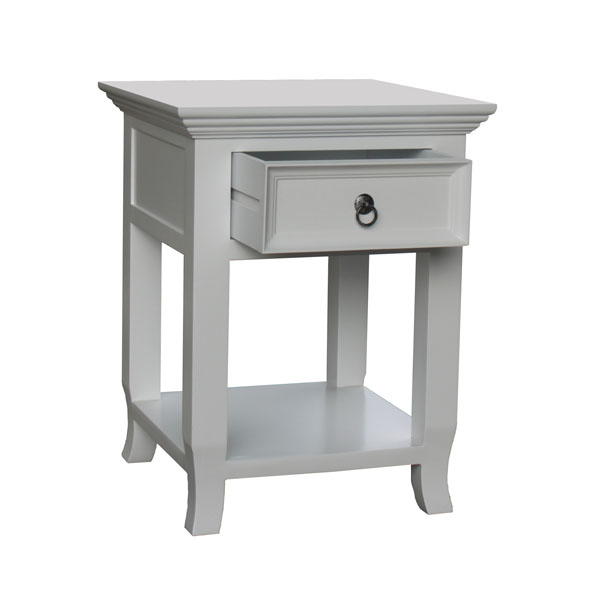 white bedside